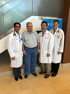 Completed treatment of 1,000th patient, Bruce Chamberlin 