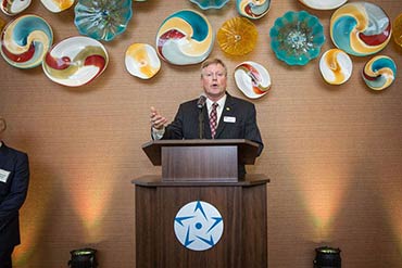 Gary Barlow, Director, at the Center’s Opening Reception 