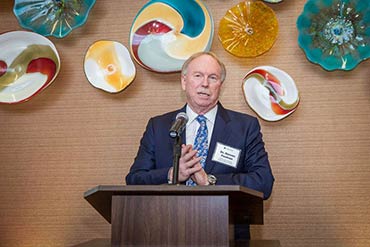 Dr. Steve Paulson, Texas Oncology President and Chair of the Board, at the Center’s Opening Reception 