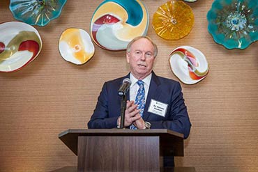 Dr. Steve Paulson, Texas Oncology President and Chair of the Board, at the Center’s Opening Reception 