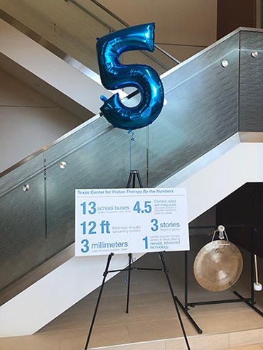 Texas Center for Proton Therapy celebrates five years in operation  
