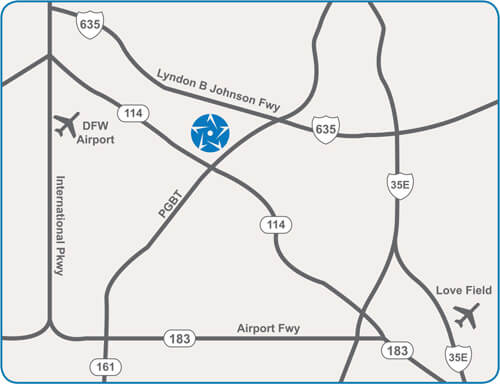 Map Texas Center for Proton Therapy